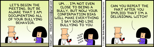 Dilbert Confirmation Bias