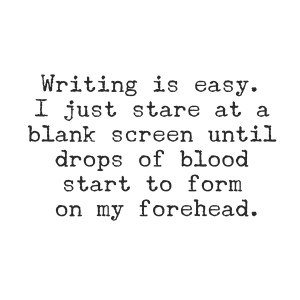 Writing is Easy