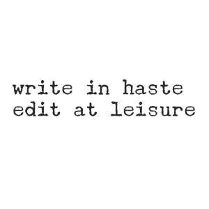 write edit