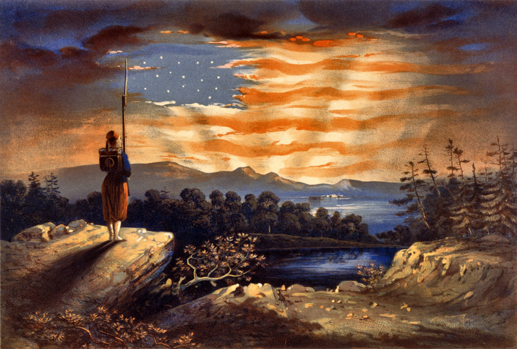 1861 Flag Sky